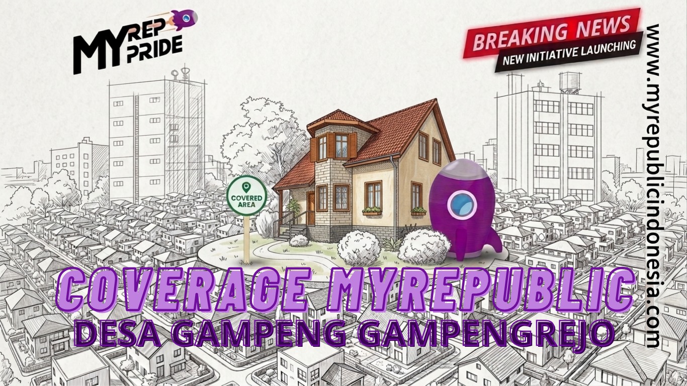 Coverage MyRepublic Desa Gampeng Gampengrejo Kediri