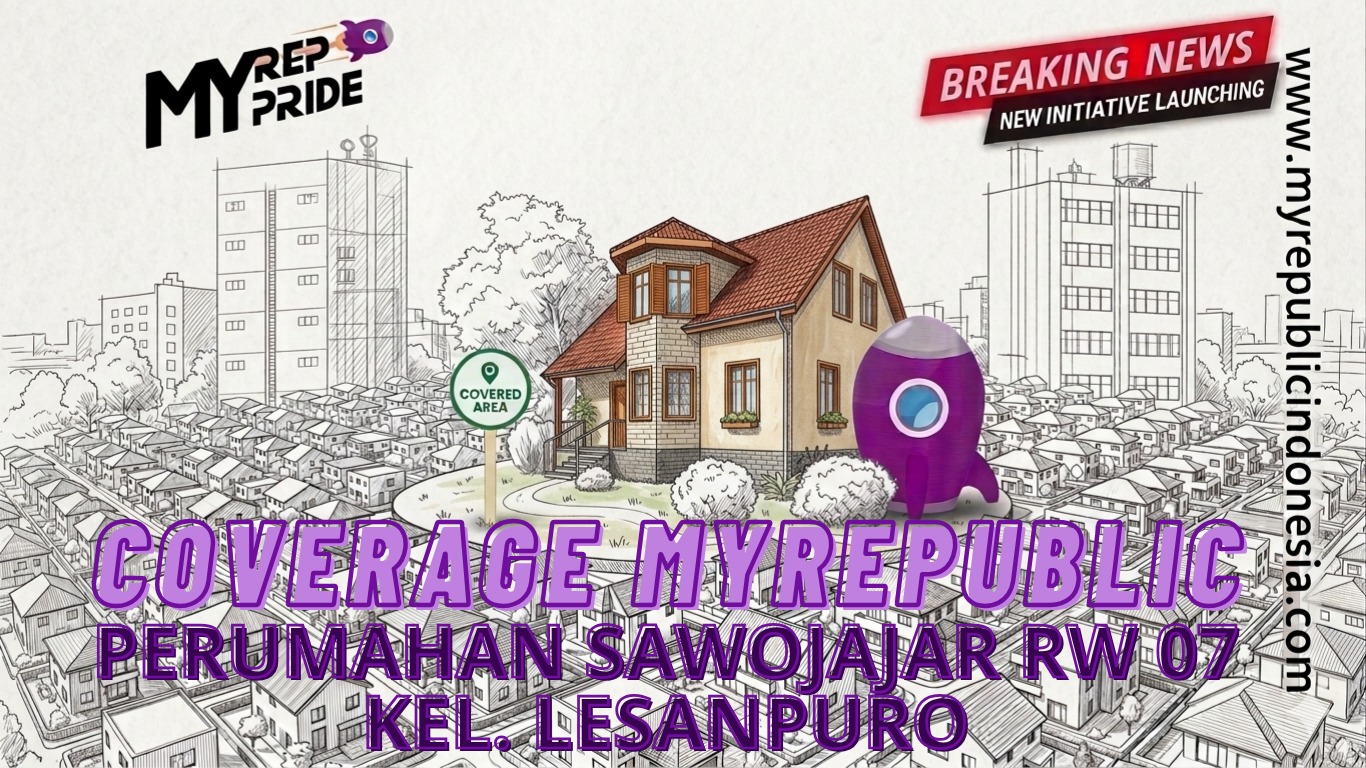 Coverage MyRepublic Perumahan Sawojajar RW 07 Malang