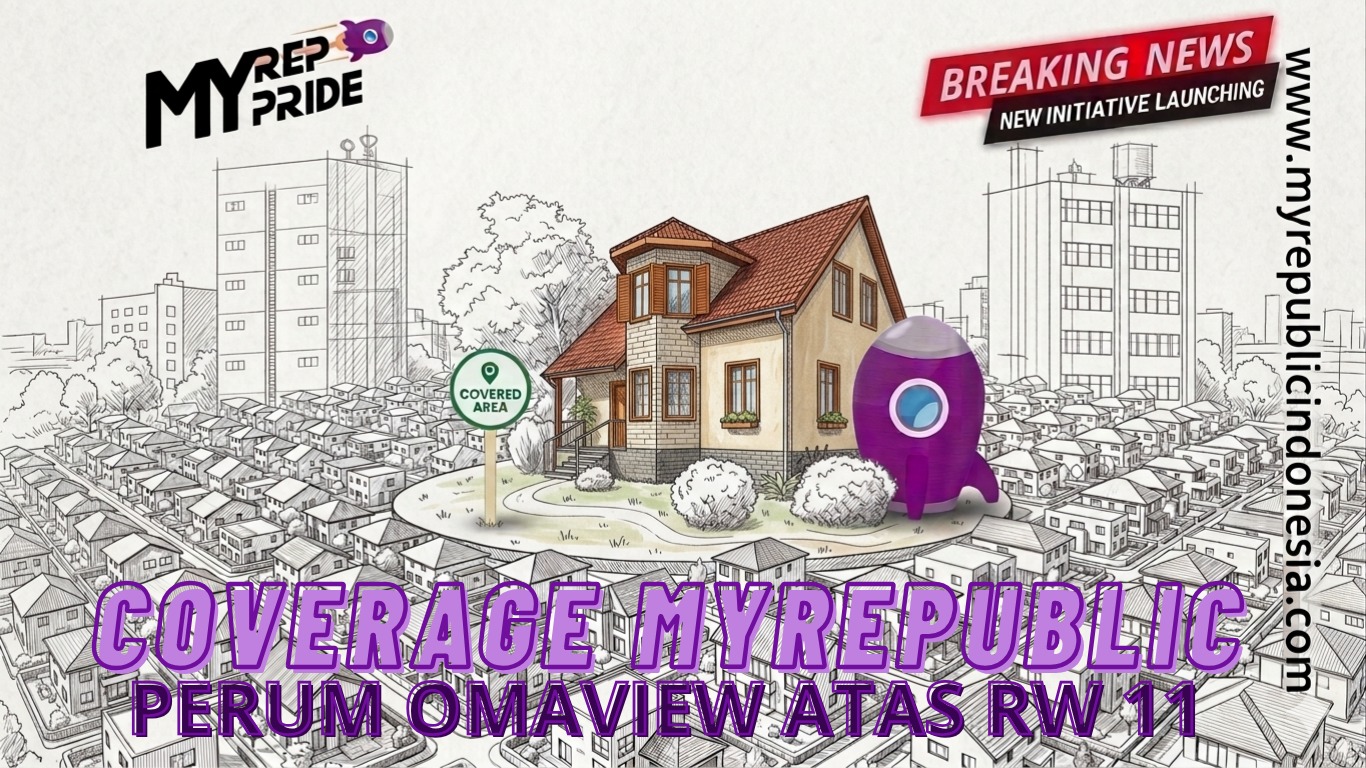 Coverage MyRepublic Perum Omaview Atas RW 11 Malang