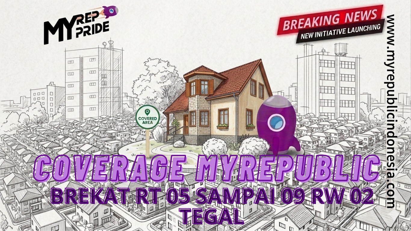Coverage MyRepublic Brekat Rt 05 Sampai 09 Rw 02 Tegal