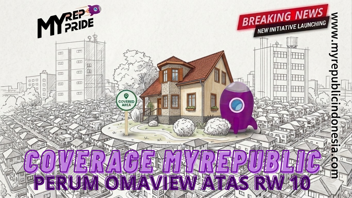 Coverage MyRepublic Perum Omaview Atas RW 10 Malang