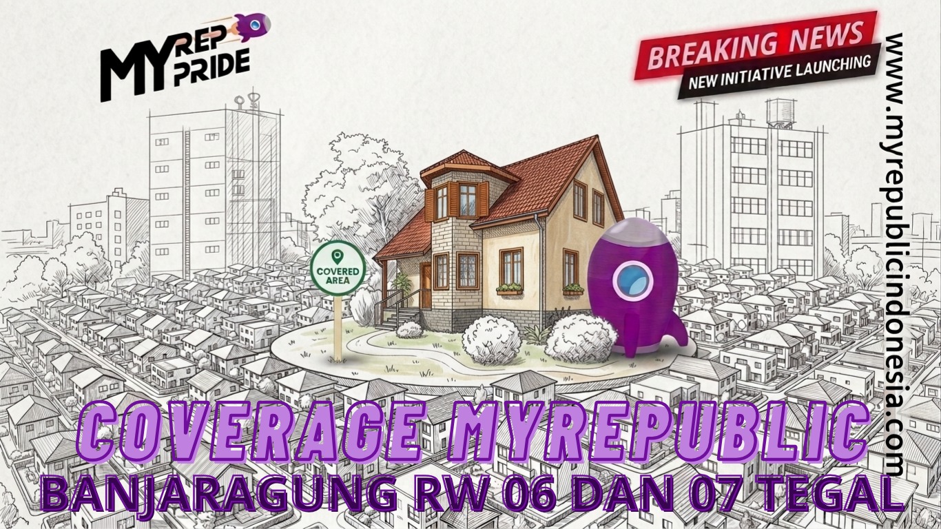 Coverage MyRepublic Banjaragung Rw 06 Dan 07 Tegal